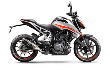 KTM 390 DUKE white 2022