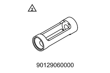 INSERT FOR VALVE SPRING LEVER
