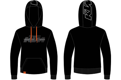 KTM WOMEN LOGO HOODIE velikost XL