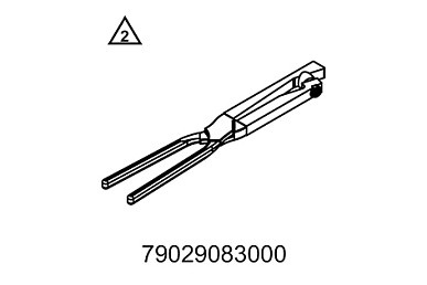 Pliers f. footrest spring