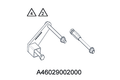 retain. arm f. eng.work stand cpl.