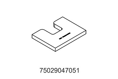 PRESS OUT PLATE BOTTOM PART