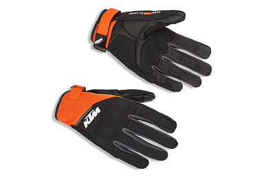 KTM TWO 4 RIDE V3 GLOVES BLK/GREEN velikost XXL/12