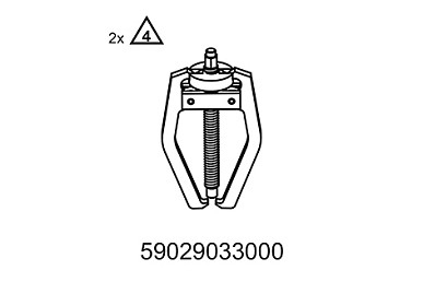 EXTRACTOR FOR TIMING GEAR