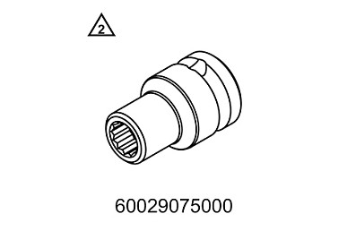 SPECIAL SOCKET F.CYL.-HEAD NUT