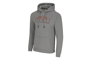 KTM ESSENTIAL HOODIE LIGHT GREY MELANGE 