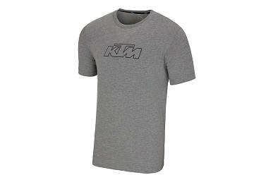 KTM ESSENTIAL TEE GREY MELANGE 