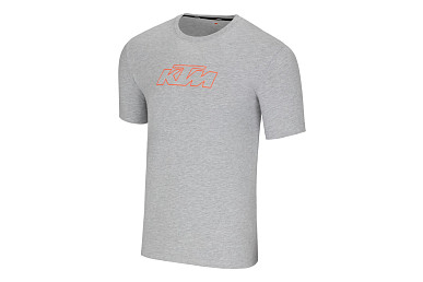 KTM ESSENTIAL TEE LIGHT GREY MELANGE 
