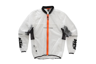 KTM RAIN TRANSPARENT JACKET velikost XXL