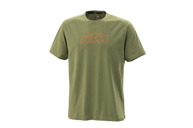 KTM ESSENTIAL TEE GREEN velikost XS