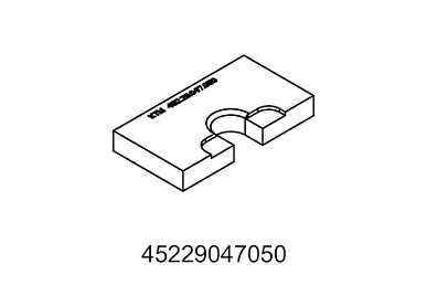 PRESS OUT PLATE F.CRANKSHAFT