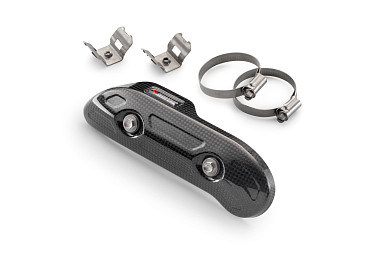 KTM SXS EXHAUST GUARD CARBON Carbon heat protector SXS07250535