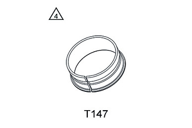 BUSHING DE/MOUNT PIPE D=52