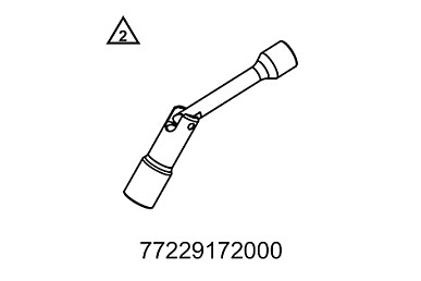 Spark plug wrench cmpl.