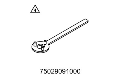 HOLDING SPANNER FOR FLYWHEEL