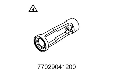 INSERT FOR VALVE SPRING LEVER