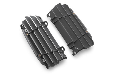 Radiator protection set, black