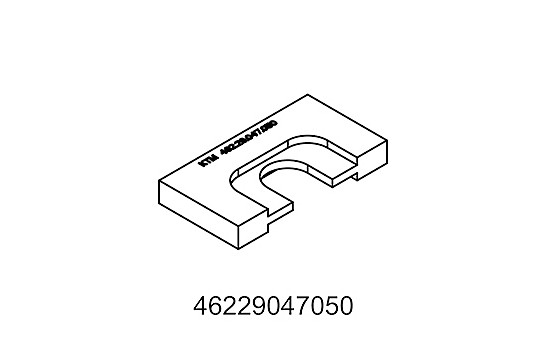 PRESS OUT PLATE CRANKSHAFT