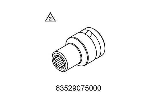 Nut 9 mm 1/2