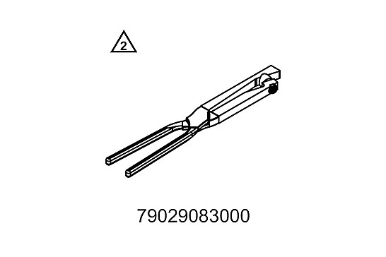 Pliers f. footrest spring