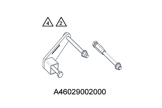retain. arm f. eng.work stand cpl.