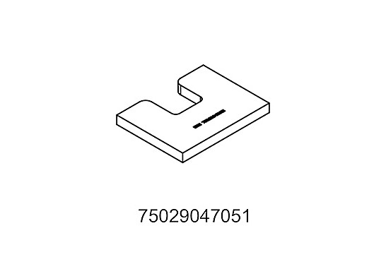 PRESS OUT PLATE BOTTOM PART