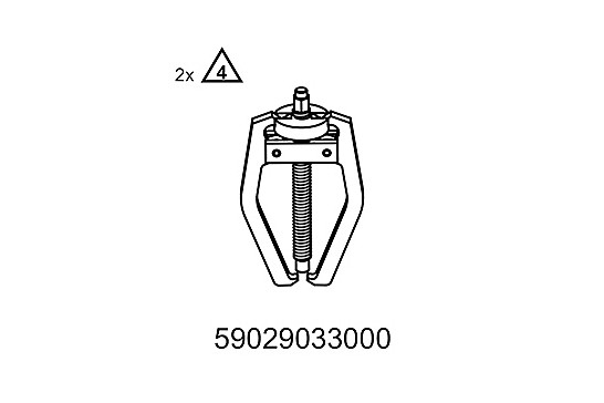 EXTRACTOR FOR TIMING GEAR