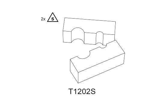 CLAMP BLOCK PISTON ROD D=18/10