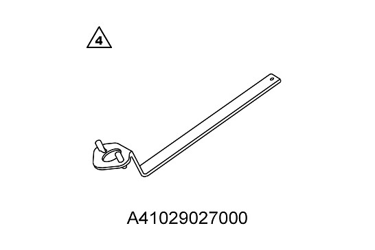 Front sprocket spanner wrench
