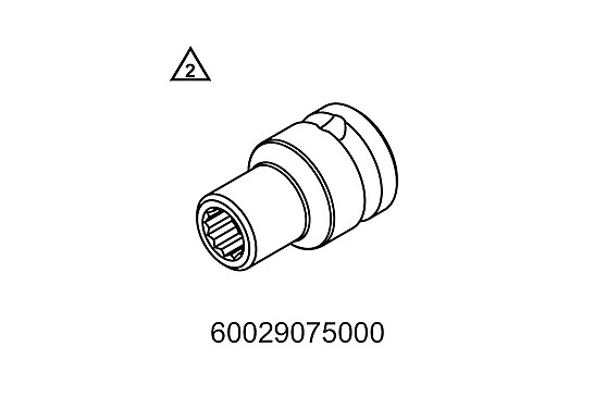 SPECIAL SOCKET F.CYL.-HEAD NUT