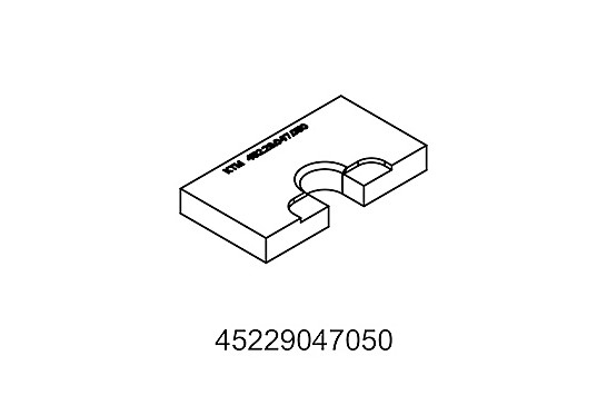 PRESS OUT PLATE F.CRANKSHAFT