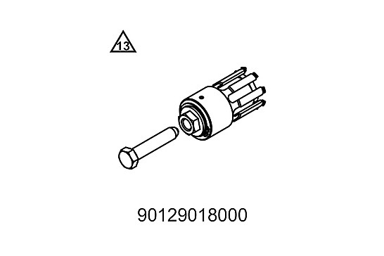 ASSEMBLING TOOL CRANKSH.BEAR.