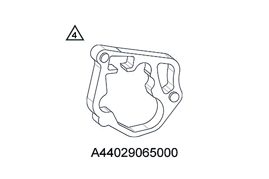 Mounting plate ALS