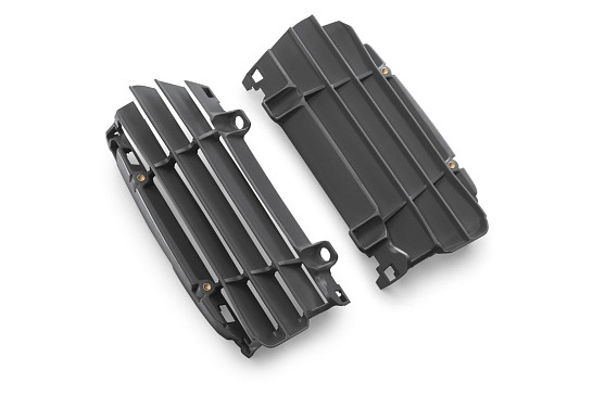 Radiator protection set, black