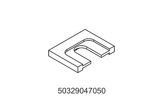 PRESS OUT PLATE F.CRANKSHAFT